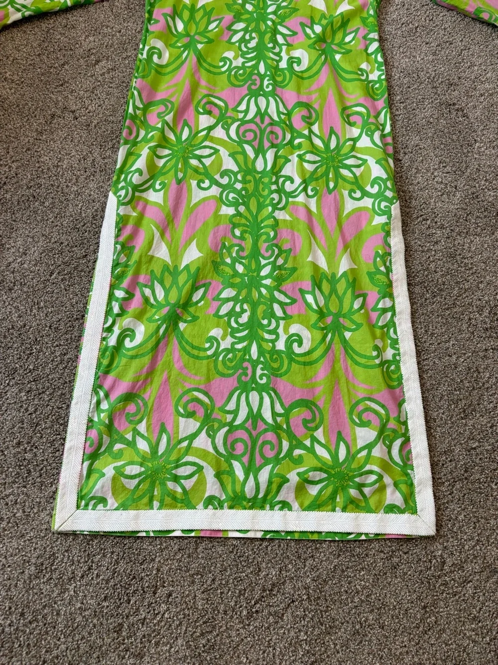 Rare HTF Vintage Lilly Pulitzer Colebrook Caftan XL - Picture 9 of 14